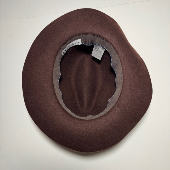 Uniqlo x Ines De La Fressange Brown Wool Fedora Hat - Picture 6 of 8